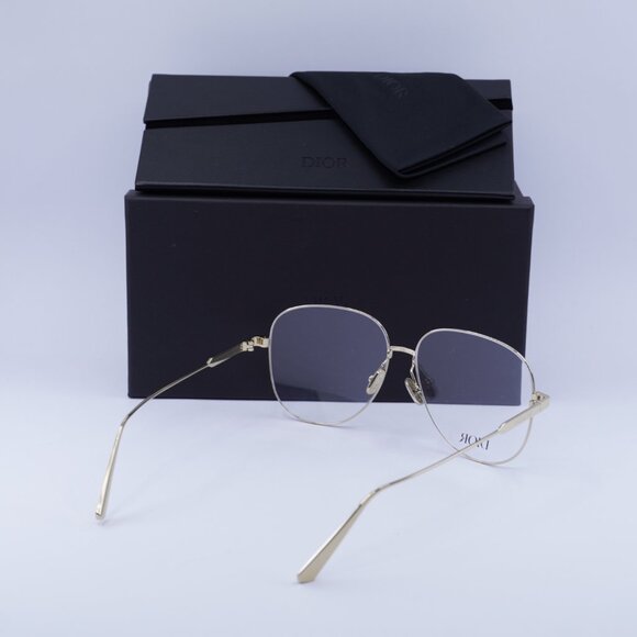 Dior ULTRADIORO A1U A000 Aviator 57mm Eyeglasses - Gold - Picture 9 of 11